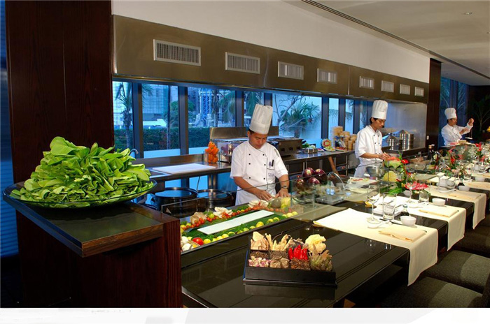 優(yōu)佰特做的成都露?？Х任鞑蛷d廚房設(shè)備案例圖片