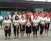 優(yōu)佰特廚房設(shè)備公司8月員工月會(huì)順利召開，現(xiàn)場氣氛活躍、充滿喜悅