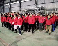 優(yōu)佰特廚房設(shè)備公司2018年1月全體員工會(huì)召開(kāi)，2017年公司成績(jī)喜人