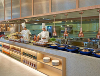 酒店廚房設(shè)備廠家和你聊聊星級(jí)酒店自助餐臺(tái)的那些事